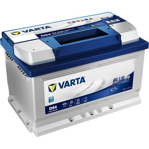 Аккумулятор Varta Blue Dynamic EFB D54 65Ah 650A 278x175x175 «-+»