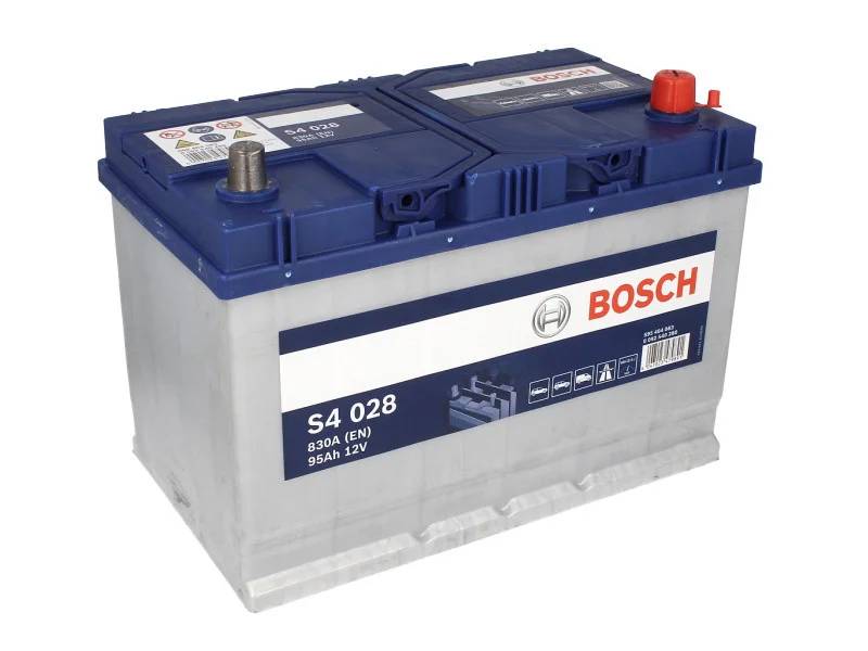Аккумулятор BOSCH S4 028 95Ah 830A 306x175x225 «- +»