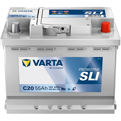 Аккумулятор Varta ProMotive SLI C20 55Ah 420A 246х175х190