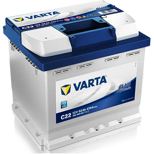 Аккумулятор VARTA Dynamic SLI C22 52Ah 470A 207х175х190 «-+»