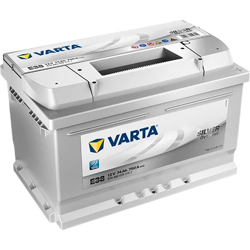 Аккумулятор VARTA Dynamic SLI E38 74Ah 750A 278х175х175 «-+»