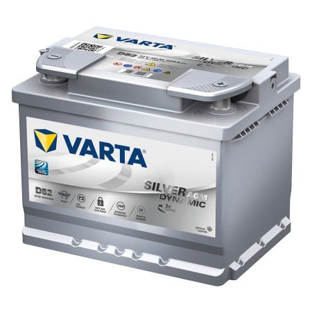 Аккумулятор Varta Silver Dynamic AGM D52 60Ah 680A 242x175x190 «- +»
